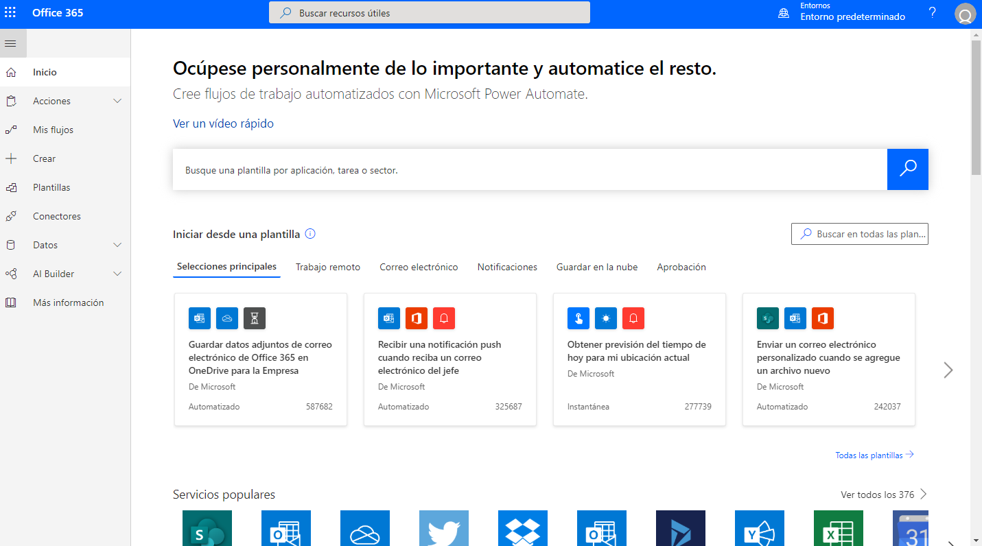 Power Automate automatizando tareas - Tech Solutions Perú